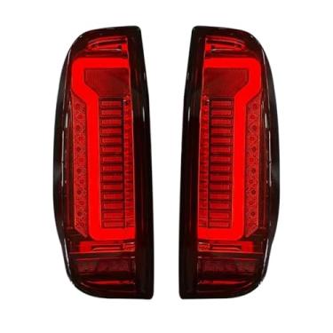 Imagem de Luz traseira LED Luz traseira Luz de freio compatível com Nissan Navara D40 Frontier 2005-2015(Smoke Cover)