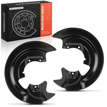 Imagem de A-Premium Protetor contra poeira de freio adequado para Nissan Sentra 2020-2024, preto, dianteiro esquerdo e direito, um conjunto de 2