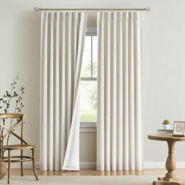 Imagem de Cortinas Vision Home Natural Pinch Plissado Blackout Linen 284 cm