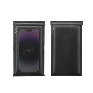 Imagem de Bolsa Faraday para celular, bolsa Faraday para chaveiro, à prova de fogo e à prova d'água Faraday à prova de EMP, protetor de chaveiro Faraday, jammer de sinal de celular (pacote com 2)