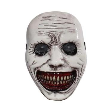 Imagem de Máscara de Terror de Demônio - Rosto Sorridente Assustador para Festa,