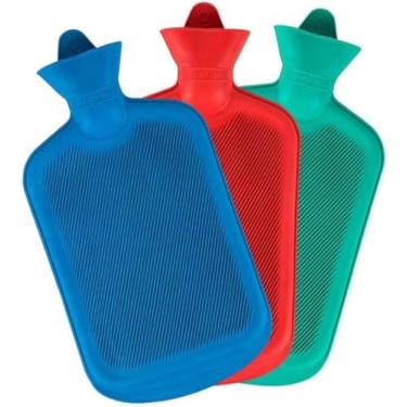 Imagem de Bolsa Térmica Compressa Água Quente e Fria 2 L – Borracha Resistente, Uso Multi-função para Cólica, Lesões, Dor Muscular e Relaxamento