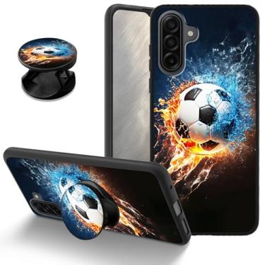 Imagem de AIRWEE Capa de TPU macia para Samsung Galaxy A36 5G, capa fina com suporte, proteção contra quedas, absorção de choque, carregamento sem fio, capa para celular compatível com Galaxy A36 5G de 6,7