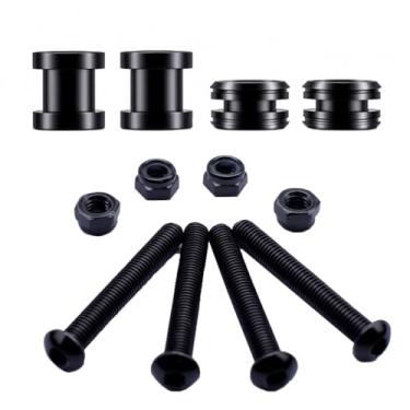 Imagem de Suporte de bagagens de liberação rápida Sissy Bar kit de ferragens serve para Harley H-D Sportster XL destacável Sissy Bar 2004-2020 (preto nº 04)