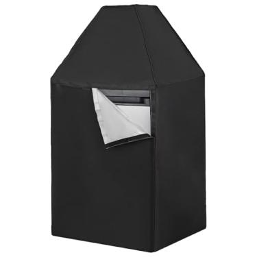 Imagem de Capa de torre para máquina de coquetel e barril de cerveja, preta, poliéster, adesivo mágico, impermeável, à prova de poeira, serve para a maioria