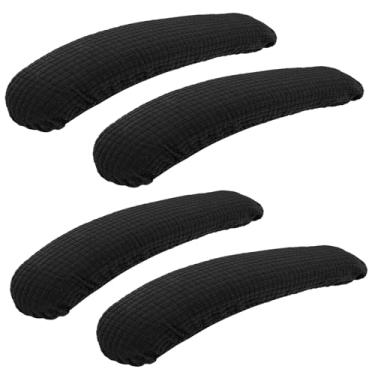 Imagem de Grevosea 2 capas de apoio de braço para cadeira de escritório, protetores de descanso de braço de poliéster elástico removível para cadeira de escritório protetor de descanso de mão para cadeiras de