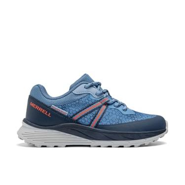 Imagem de Merrell Tênis infantil unissex Supernova, Azul/laranja, 16
