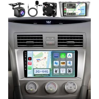 Imagem de Rádio veicular 2G + 64G para Toyota Camry 2006-2011, suporte Canbus Original JBL Navigation, RSNAVI Car Stereo Wireless Carplay, Android Auto 23 cm, tela sensível ao toque, WiFi BT/FM/RDS/EQ, câmera
