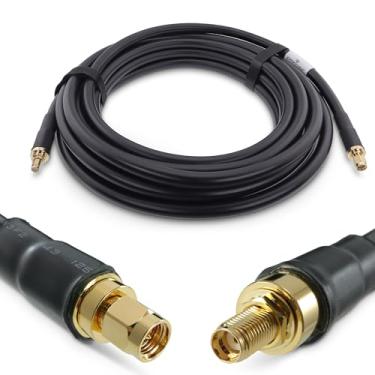 Imagem de Proxicast Cabo coaxial SMA macho para SMA fêmea premium série 400 de baixa perda (50 Ohm) - extensor de cabo de antena para 4G LTE, modems 5G/roteadores, amador, ADS-B e GPS (não para TV ou WiFi)