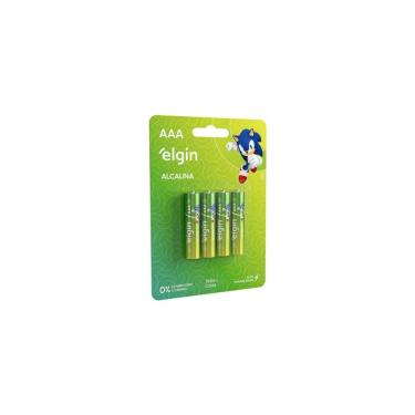 Imagem de Pilha Alcalina Elgin AAA 1.5V Blister C/4 UN