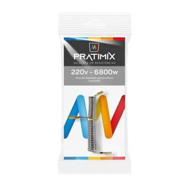 Imagem de Resistência Chuveiro Pratimix Duo 220v 6800w Tipo L