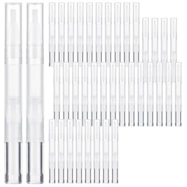 Imagem de 100 unidades, 3 ml, canetas de óleo de cutícula, brilho labial, recipientes de soro de cílios com pontas de pincel