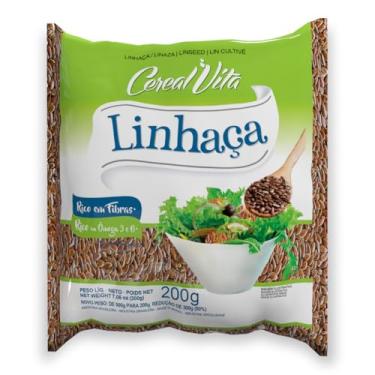 Imagem de Linhaça Cereal Vita 200G, Cereal Vita, Semente De Linhaça Tradicional, Verde, Fonte De Fibras E Ômega 3 E 6, Nutrindo Saúde Com Excelência