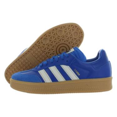 Imagem de adidas Tênis masculino Samba XLG Lifestyle, Azul/branco nuvem/goma/azul oceano, 11.5 Women/10.5 Men