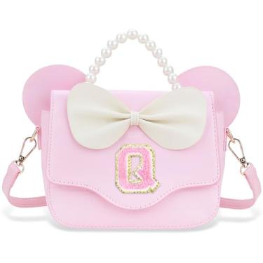 Imagem de Luchike Presentes de aniversário para meninas – Bolsa tiracolo infantil para princesas, presentes de Natal, Rosa - P