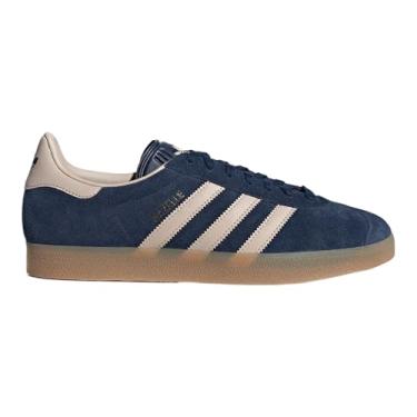 Imagem de adidas Gazelle Tênis masculino estilo de vida (índigo/chiclete), Night Indigo/Wonder Taupe/Gum, 44