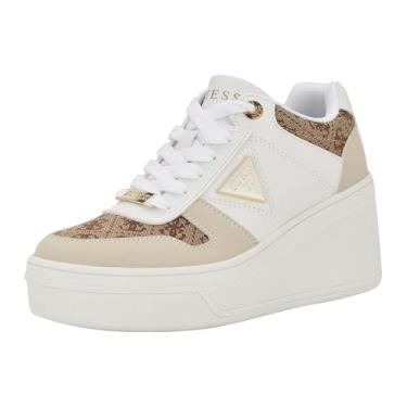 Imagem de GUESS Tênis feminino Rozinn, Branco 141, 40