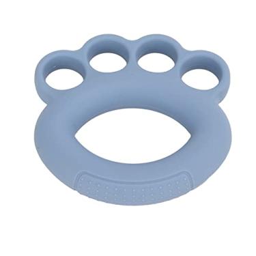 Imagem de Generic Treinador de Dedo Fortalecedor de Aperto de Mão Treinador de Força de Dedo Conveniente para Homens e Mulheres, Adequado para Crianças e Adultos, material: Silicone (Azul)
