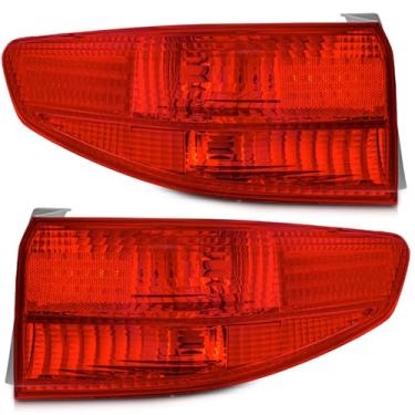 Imagem de WEELMOTO Conjunto de luz traseira de freio traseiro adequado para Honda Accord 2003-2004 esquerdo + lado do motorista