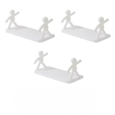 Imagem de Prateleiras Adesivas Para Cozinha E Casa De Banho, Suportes Para Casa De Banho E AcessóRios Para Casa De Banho(3 pcs)