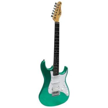 Imagem de Guitarra Eletrica Tagima Tg520 Msg Metallic Surf Green