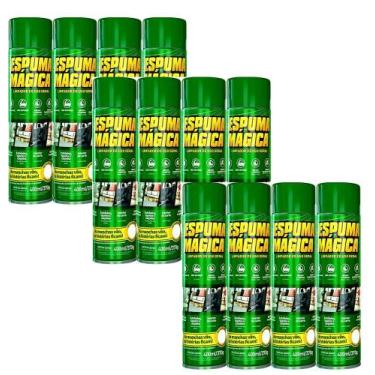 Imagem de Kit com 12 espuma aerossol 400ml - proauto premium, Sem variação