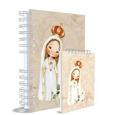 Imagem de Agenda Católica 2026 + Bloco de Anotações, Nossa Senhora das Graçase Fátima, Azul, Capa 12