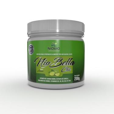Imagem de Nio Bella Chá Solúvel em Pó, Sabor Limão, Extrato de Laranja Moro e Canela, Vitaminas B2 B3 B5 B6 B7 B9, 200g