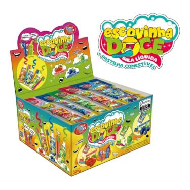 Imagem de Bala Líquida Escovinha Doce Com Pastilha Comestível 24x13,5g