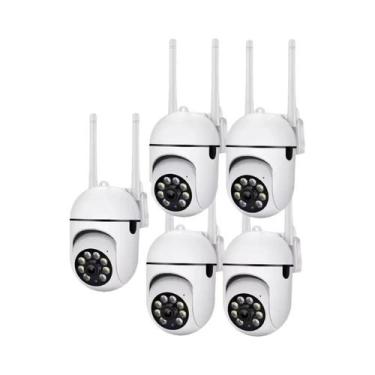 Imagem de Câmera PTZ WiFi 5MP 2.4G Com Visão Noturna E Detecção De Movimento Par