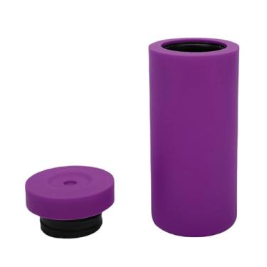 Imagem de YWBL-WH Dispensador de Lava-louças de Silicone, Garrafa de Espremer Prato, Moderno, Macio, Uso Duradouro, Recarregável, Espremer para Cozinha, Banheiro, Adição Elegante, Sem Desperdício (Roxa)