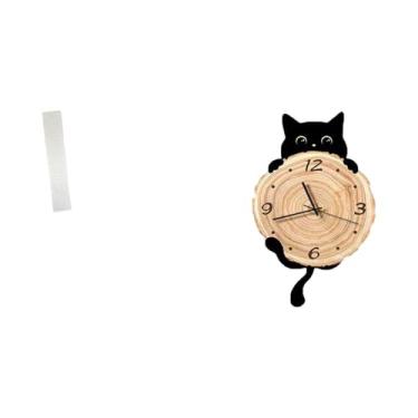 Imagem de Whtkoph Abajur de Chão para Sala de Estar E Relógio de Parede, Luz Sem Lâmpada, Ornamento para Escritório, Quarto, Decoração de Casa, Presentes