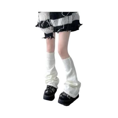 Imagem de Meias De Lã Tricotadas Para Mulheres, Estilo Lolita Japonesa, Acessóri