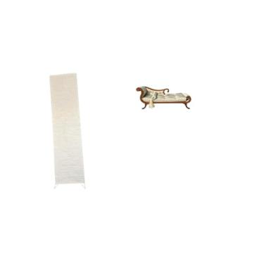 Imagem de Whtkoph Abajur de Papel para Sala de Estar E Sofá-cama de Madeira em Miniatura. Acessórios DIY para Decorar Uma Poltrona de Casa de Bonecas.