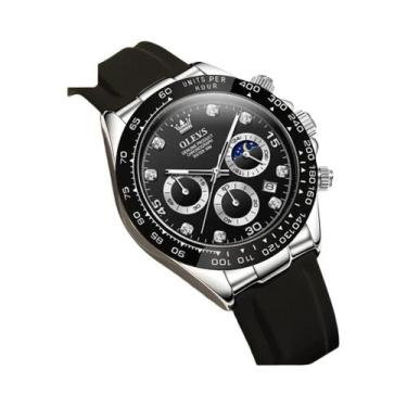 Imagem de Relógio Masculino À Prova D'Água Luminosa Cronógrafo Quartz OLEVS 2875