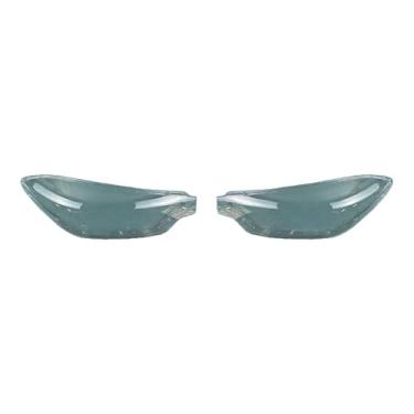 Imagem de Frente do carro farol capa lente de vidro faróis abajur transparente máscara escudo compatível com kia k3 doméstico 2013 2014 2015(2PCS left and right)