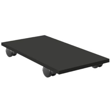 Imagem de Suporte De Gabinete Computador Cpu Com Rodas Em Mdf(Suporte 1,Preto)