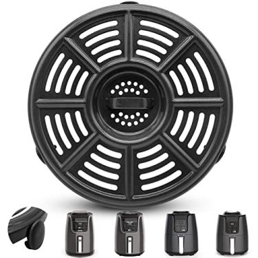 Imagem de Air fryer Accessories for Ninja AF101 AF161 AF150 Air Fryer, 8.2'' Round Food Grade Air Fryer Grill Pan Grill Plate Crisper Plate Replacement Parts Tray Rack Compatible Ninja Foodie Pressure Cooker
