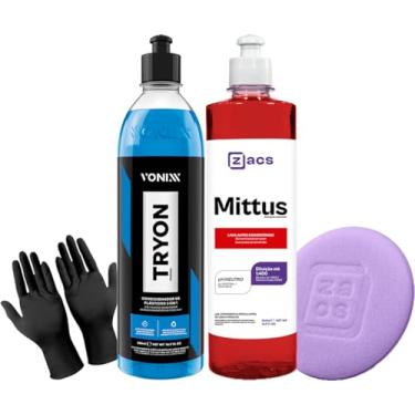 Imagem de Kit Tryon Restaurador Plástico e Shampoo Mittus 500ml Vonixx