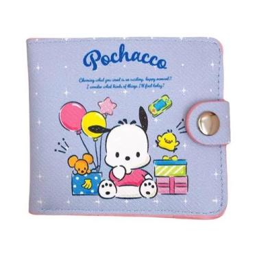 Imagem de Carteira Dobrável Impermeável Kuromi Hello Kitty, Bolsa De Cartão De A