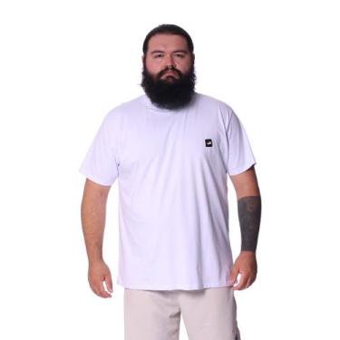 Imagem de Camiseta Plus Size Bali Hai Estilizada, Branco, G2