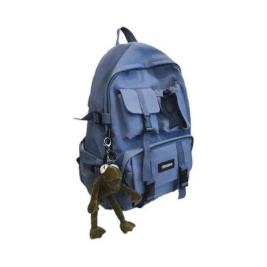 Imagem de Mochila Escolar Feminina Antifurto De Nylon Preta 2024, Mochila Casual