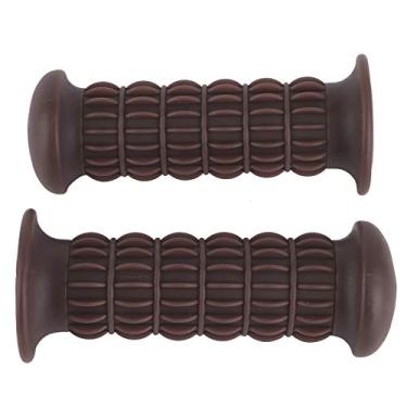 Imagem de KIMISS Punhos de Guiador de Borracha Antiderrapantes Universais à Prova de Agitação para Guidão de Motocicleta de 25-28 Mm - Acessório à Prova de Choque, Confortável e Fácil de Instalar (Castanho