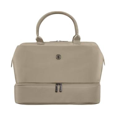 Imagem de Wenger Bolsa de viagem Weekender – Bolsa de mão com abertura ampla com bolso para laptop, compartimento para sapatos, alça de ombro e manga de carrinho, sacola