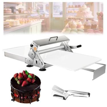 Imagem de MáQuina Manual Para Esticar Massa, Laminadora De Massa, Feita De AçO InoxidáVel Espesso, Ideal Para Fazer Massa Para Balas De Goma, Massa De Pizza E Massa Folhada