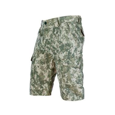 Imagem de Bermuda Cargo Poly Adventure - Camuflado e Liso - Safo Militar, Digita