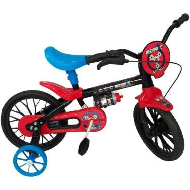 Imagem de Bicicleta Infantil Aro 12 c Rodinhas Treinamento Passeio - Nathor