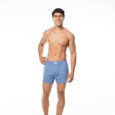 Imagem de Cueca Samba Canção Jeans KPR 1405 Listrada, Jeans, G