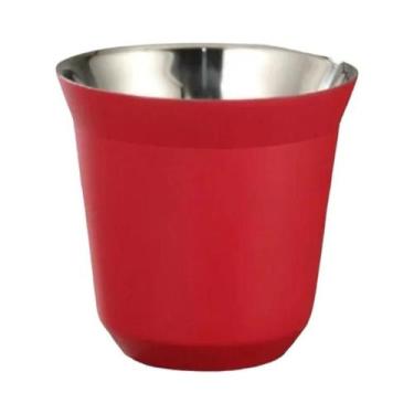 Imagem de Copo Térmico De Aço Inoxidável De Cor Sólida Com Fundo Plano Para Café