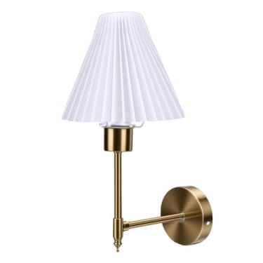 Imagem de Depisuta Arandelas de Parede, Abajur de Tecido, Luminária de Cabeceira Recarregável Sem Fio para Montagem Em Parede, Estilo Nórdico, Todas As Luminárias para Cabeceira, Sala de Estar,